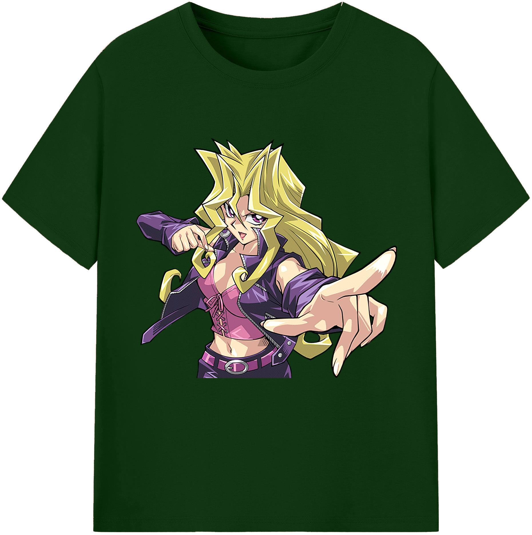（画像用） 遊☆戯☆王 Yu-Gi-Oh! 綿100％半袖Tシャツ（フロントプリント）